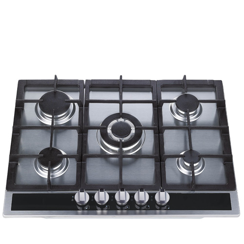 כיריים גז לי ונט HOT697BL נירוסטה פס שחור