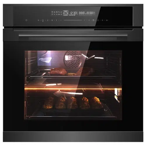 תנור אפיה בילד אין סאוטר GALAXY 7080IX שחור