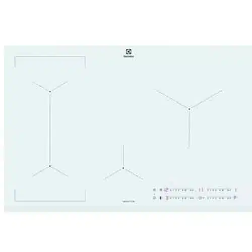 כיריים אינדוקציה אלקטרולוקס EIV83443BW זכוכית לבנה