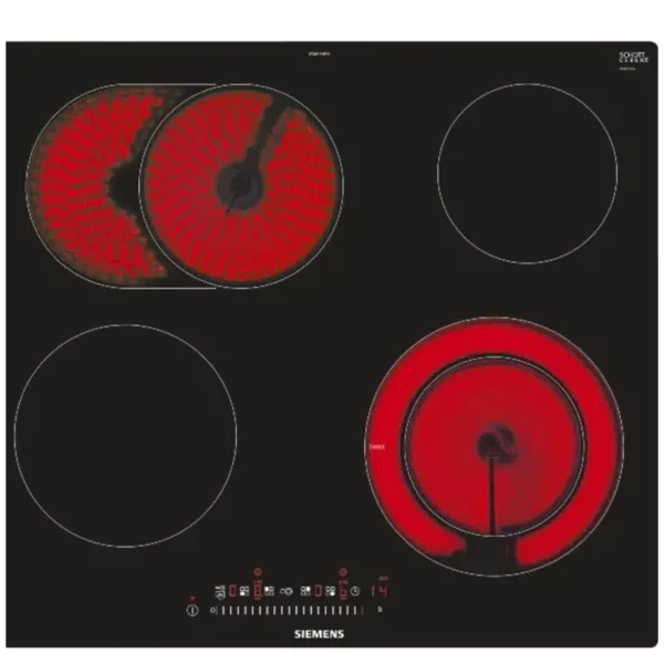 כיריים קרמיות סימנס ET601FNP1E שחור