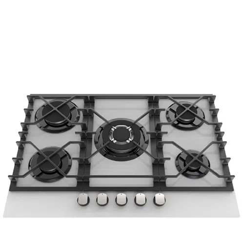 כיריים גז לי ונט HO-T-677W זכוכית לבנה