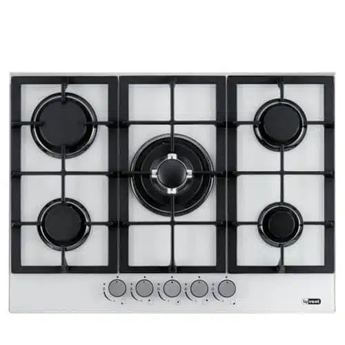 כיריים גז לי ונט HOT679 זכוכית לבנה