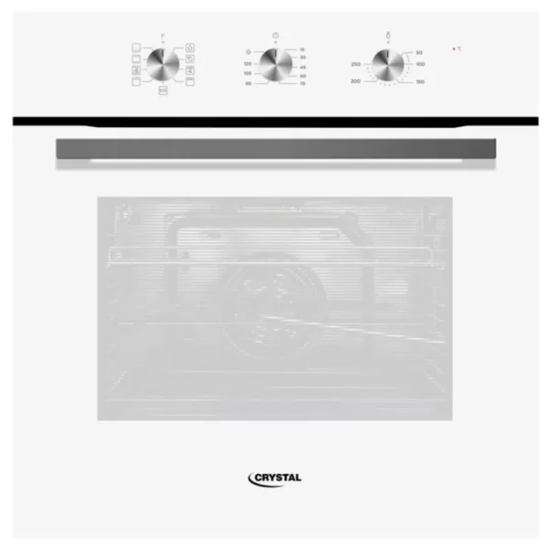 תנור אפיה בילד אין קריסטל MO67GW  זכוכית לבנה