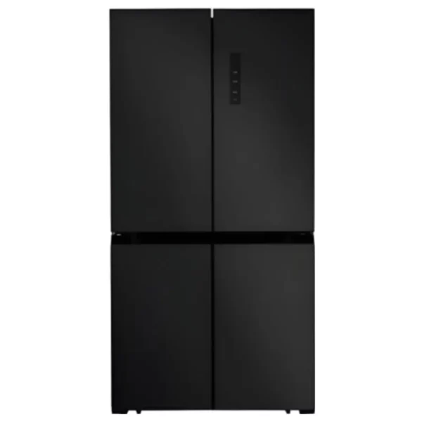 מקרר מקפיא תחתון 4 דלתות נורמנדה ND975B זכוכית שחורה