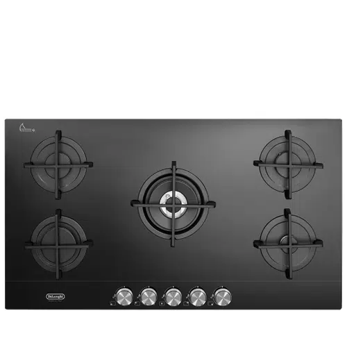 כיריים גז דלונגי NSL590NC-IL זכוכית שחורה