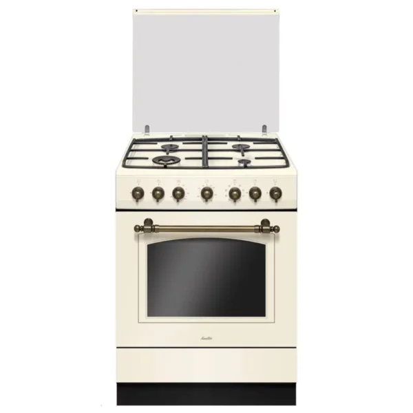 תנור בישול ואפיה משולב סאוטר RUSTIC7020C  קרם