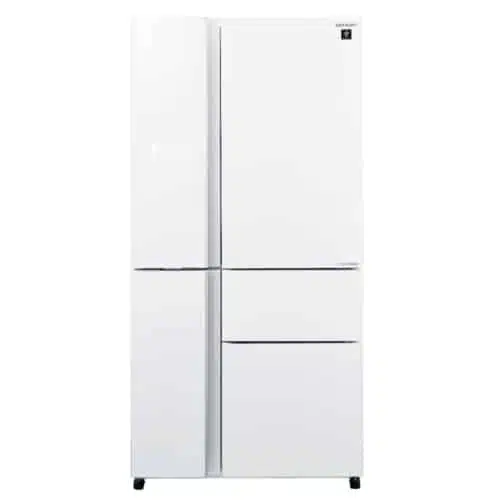 מקרר מקפיא תחתון 5 דלתות שרפ SJ9732WH לבן