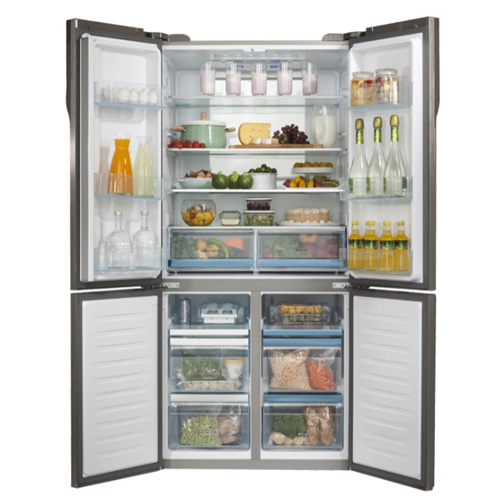 מקרר מקפיא תחתון 4 דלתות האייר HRF4626FSS נירוסטה