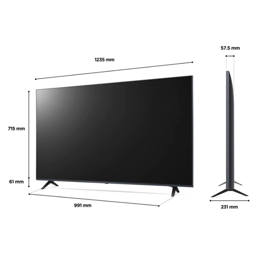 טלוויזיה 55  אינץ' אל ג'י 55UQ80006LD