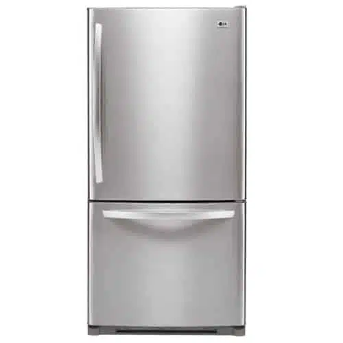 מקרר מקפיא תחתון אל ג'י  GM-652RSC נירוסטה