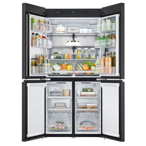 מקרר מקפיא תחתון 4 דלתות אל ג'י GR-729BINS בז'