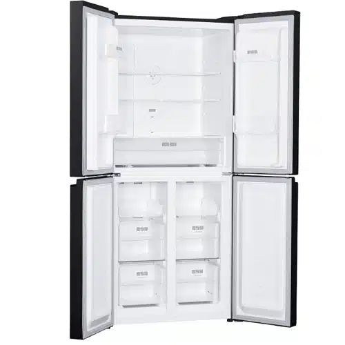 מקרר מקפיא תחתון 4 דלתות שרפ SJ8435BL שחור