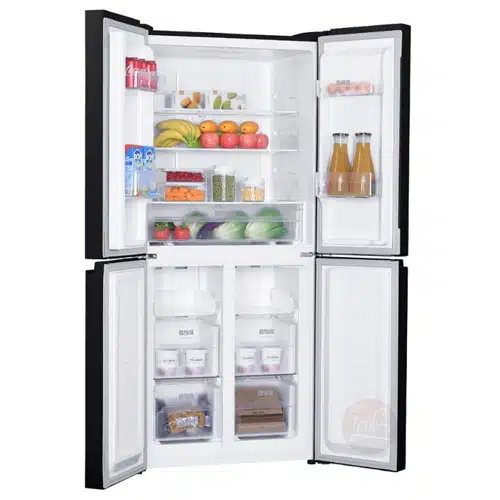 מקרר מקפיא תחתון 4 דלתות שרפ SJ8435BL שחור