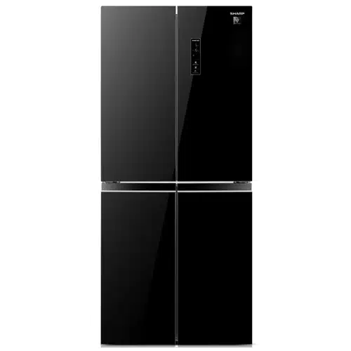 מקרר מקפיא תחתון 4 דלתות שרפ SJ8435BL שחור