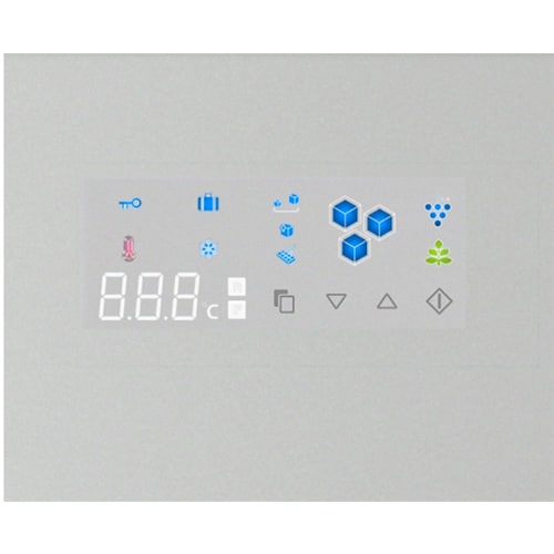 מקרר מקפיא תחתון 4 דלתות שרפ SJ8910SL זכוכית כסופה