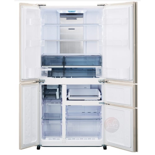 מקרר מקפיא תחתון 5 דלתות שרפ SJ9630BG בז'