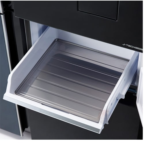 מקרר מקפיא תחתון 5 דלתות שרפ SJ9630WH לבן