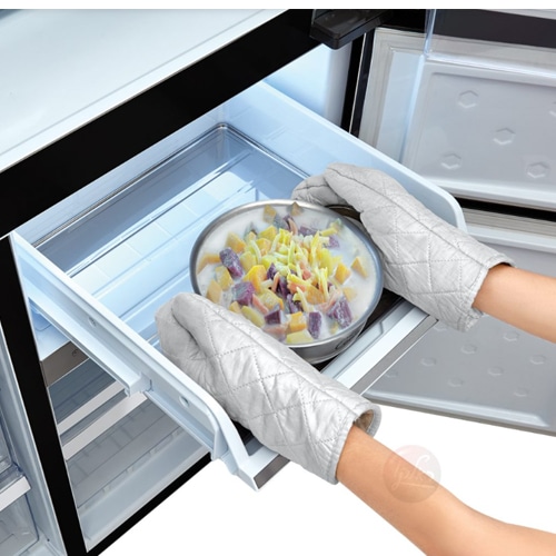 מקרר מקפיא תחתון 5 דלתות שרפ SJ9630WH לבן