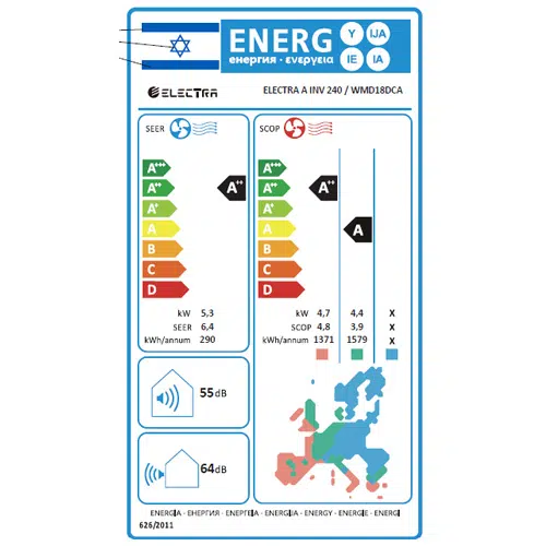 מזגן עילי אלקטרה A Inverter 240