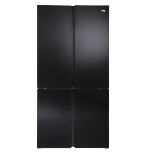 מקרר מקפיא תחתון 4 דלתות בקו GN1406221GB זכוכית שחורה