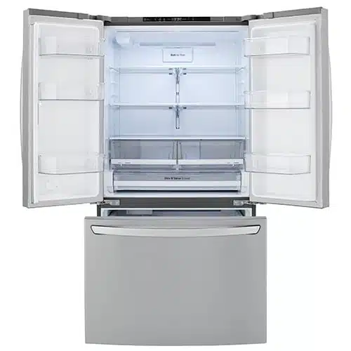 מקרר מקפיא תחתון 3 דלתות אל ג'י GRB265MAJ נירוסטה