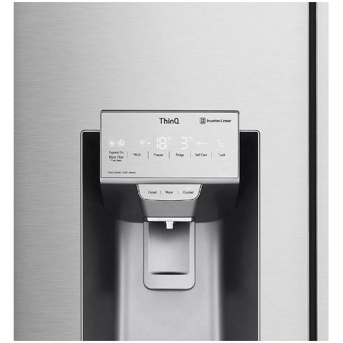 מקרר מקפיא תחתון 4 דלתות אל ג'י GRJ920SDID  נירוסטה מוברשת