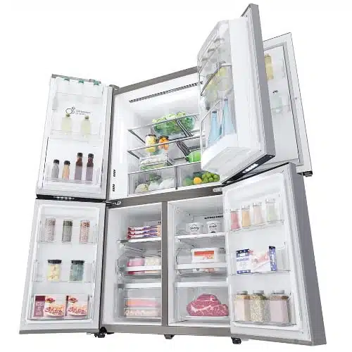 מקרר מקפיא תחתון 4 דלתות אל ג'י GRJ920SDID  נירוסטה מוברשת