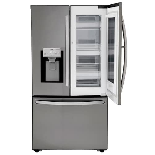 מקרר מקפיא תחתון 3 דלתות אל ג'י GR-B265KR נירוסטה