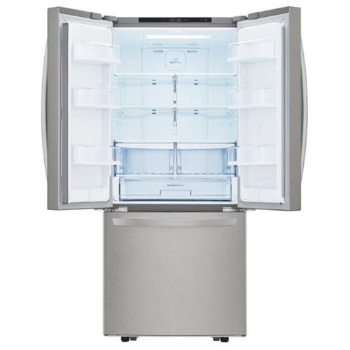 מקרר מקפיא תחתון 3 דלתות אל ג'י GRB242RSA נירוסטה