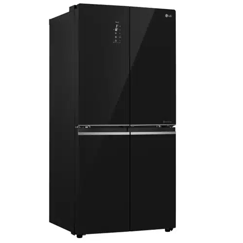 מקרר מקפיא תחתון 4 דלתות אל ג'י GRB608BDID שחור