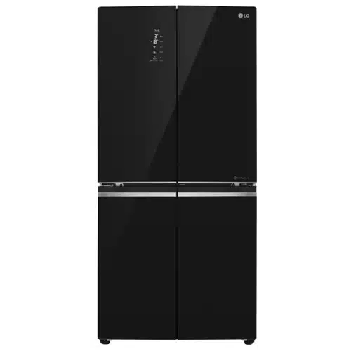 מקרר מקפיא תחתון 4 דלתות אל ג'י GRB608BDID שחור