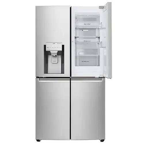 מקרר מקפיא תחתון 4 דלתות אל ג'י GRJ720XDID נירוסטה מוברשת