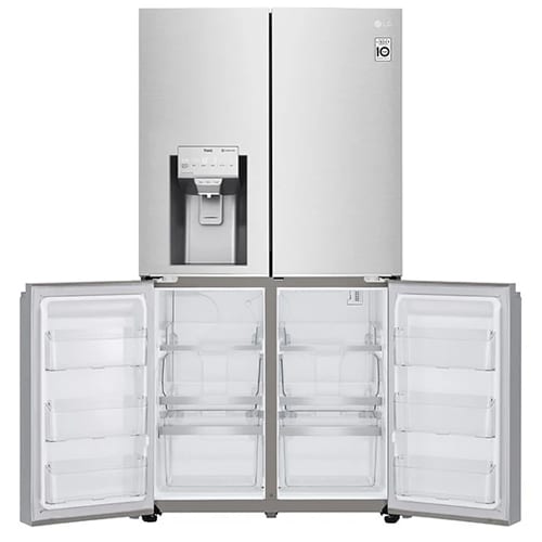 מקרר מקפיא תחתון 4 דלתות אל ג'י GRJ720XDID נירוסטה מוברשת