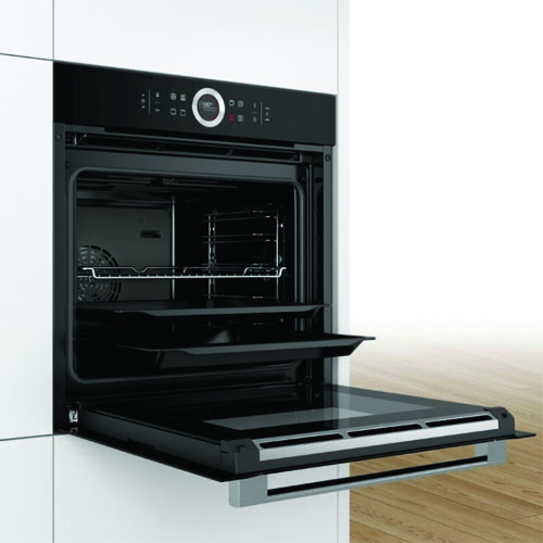 תנור אפיה בילד אין בוש HBG634BB1 שחור