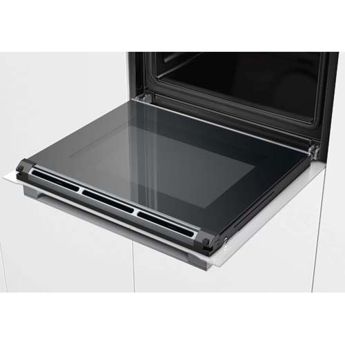 תנור אפיה בילד אין בוש HBG675BW1 לבן