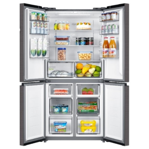 מקרר מקפיא תחתון 4 דלתות מידאה HQ611RWEN 6348 נירוסטה