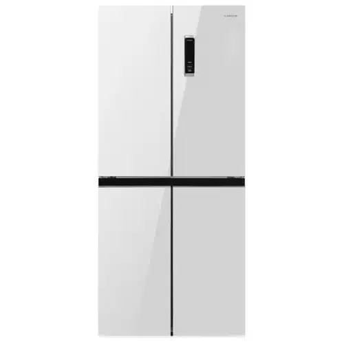 מקרר מקפיא תחתון 4 דלתות אמקור HR448GW  לבן