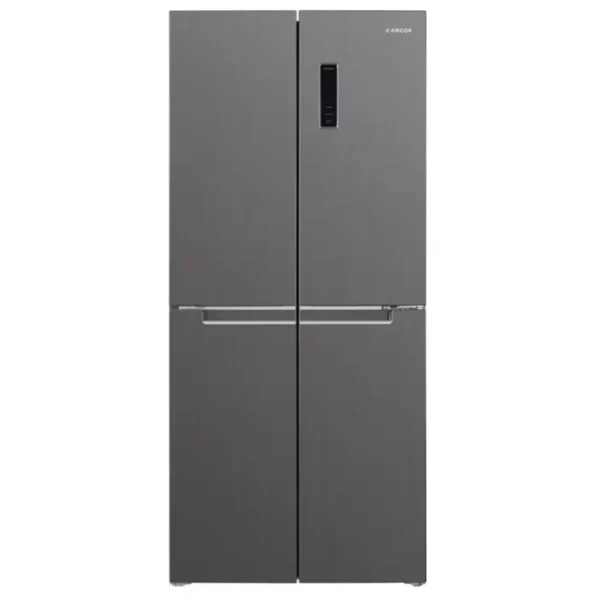 מקרר מקפיא תחתון 4 דלתות אמקור HR448SS  נירוסטה