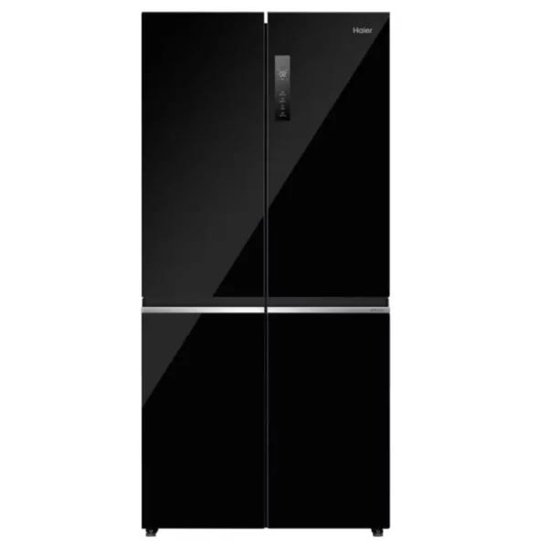 מקרר מקפיא תחתון 4 דלתות האייר HRF-5800FB זכוכית שחורה