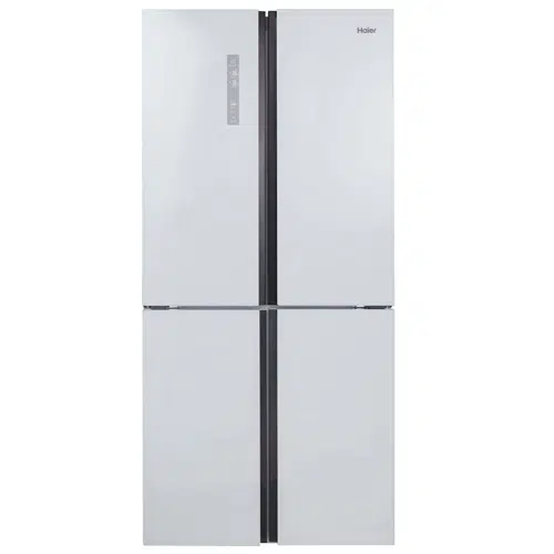 מקרר מקפיא תחתון 4 דלתות האייר HRF6200FW זכוכית לבנה