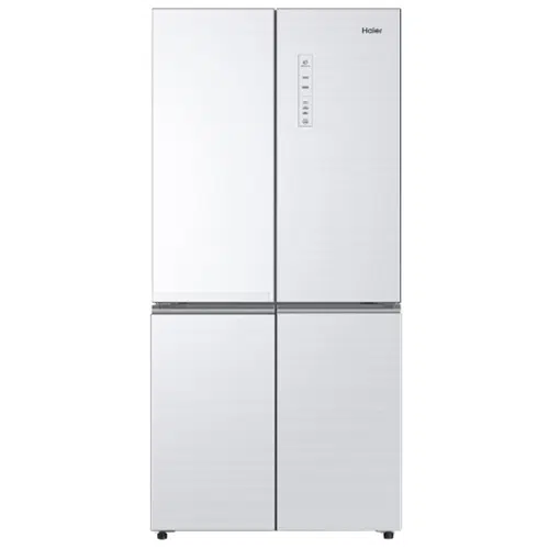 מקרר מקפיא תחתון 4 דלתות האייר HRF7100FW זכוכית לבנה