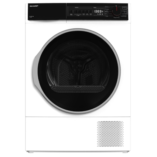 מייבש כביסה פתח חזית שרפ KD-CD81LW מייבש כביסה פתח חזית שרפ KD-CD81LW