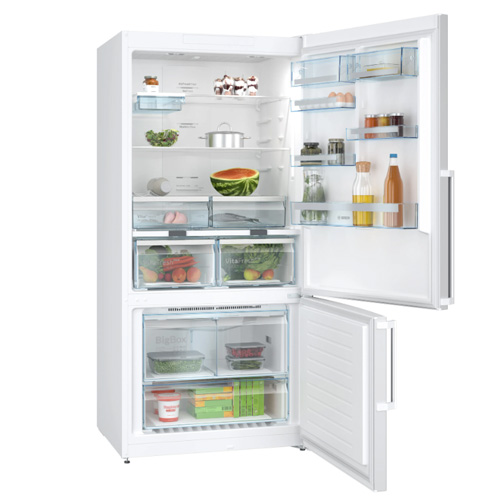 מקרר מקפיא תחתון בוש KGN86AW4PL  לבן