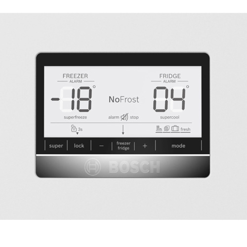 מקרר מקפיא תחתון בוש KGN86AW4PL  לבן