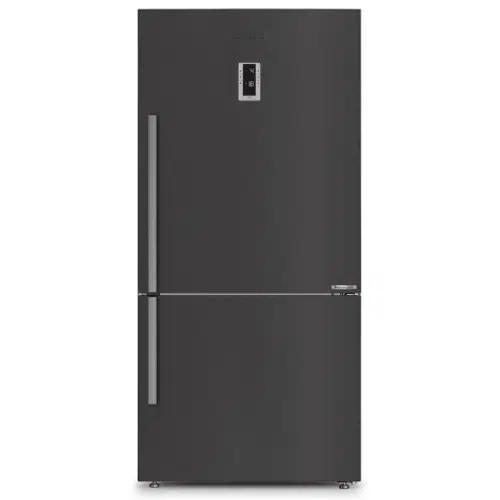 מקרר מקפיא תחתון בלומברג KDN3965XBRP נירוסטה מושחרת