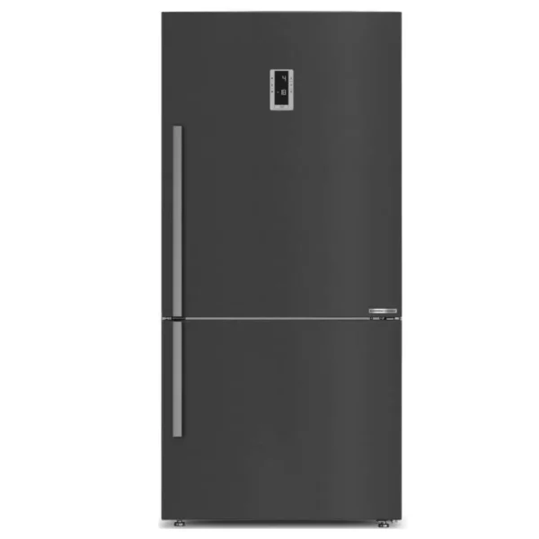 מקרר מקפיא תחתון בלומברג KND3968EXBRP  נירוסטה מושחרת