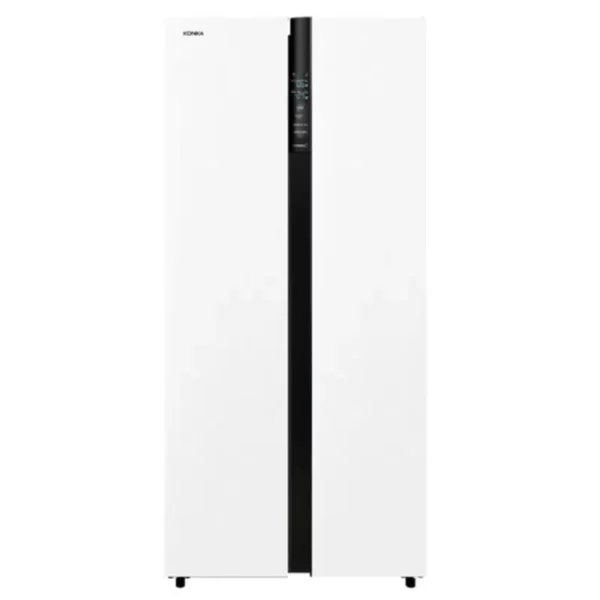 מקרר דלת לצד דלת קונקה KRF-600WG זכוכית לבנה