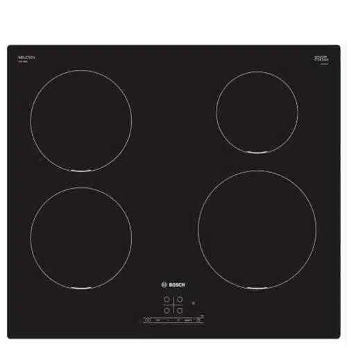 כיריים אינדוקציה בוש PIE611BB5E זכוכית שחורה