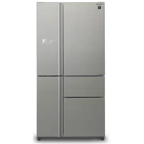 מקרר מקפיא תחתון 5 דלתות שרפ SJ9733SL טיטניום