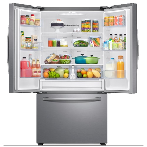 מקרר מקפיא תחתון 3 דלתות סמסונג RF27T5001S9 נירוסטה